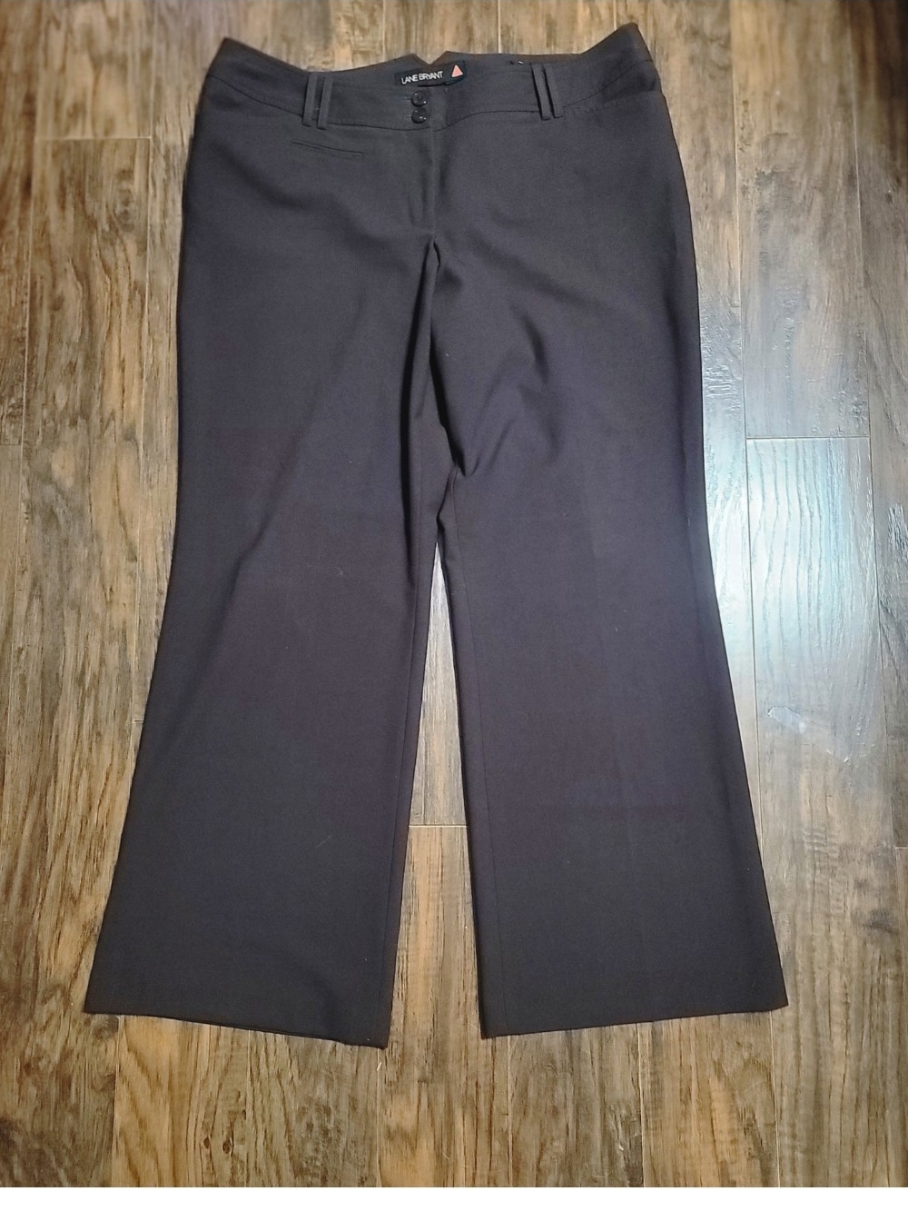 Lane Bryant - 3X Brown Wide-Leg Work Trousers